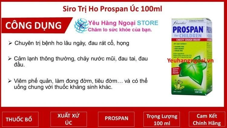 Siro Tri Ho Prospan Uc 100ml Siro Tri Ho Prospan Uc 100ml