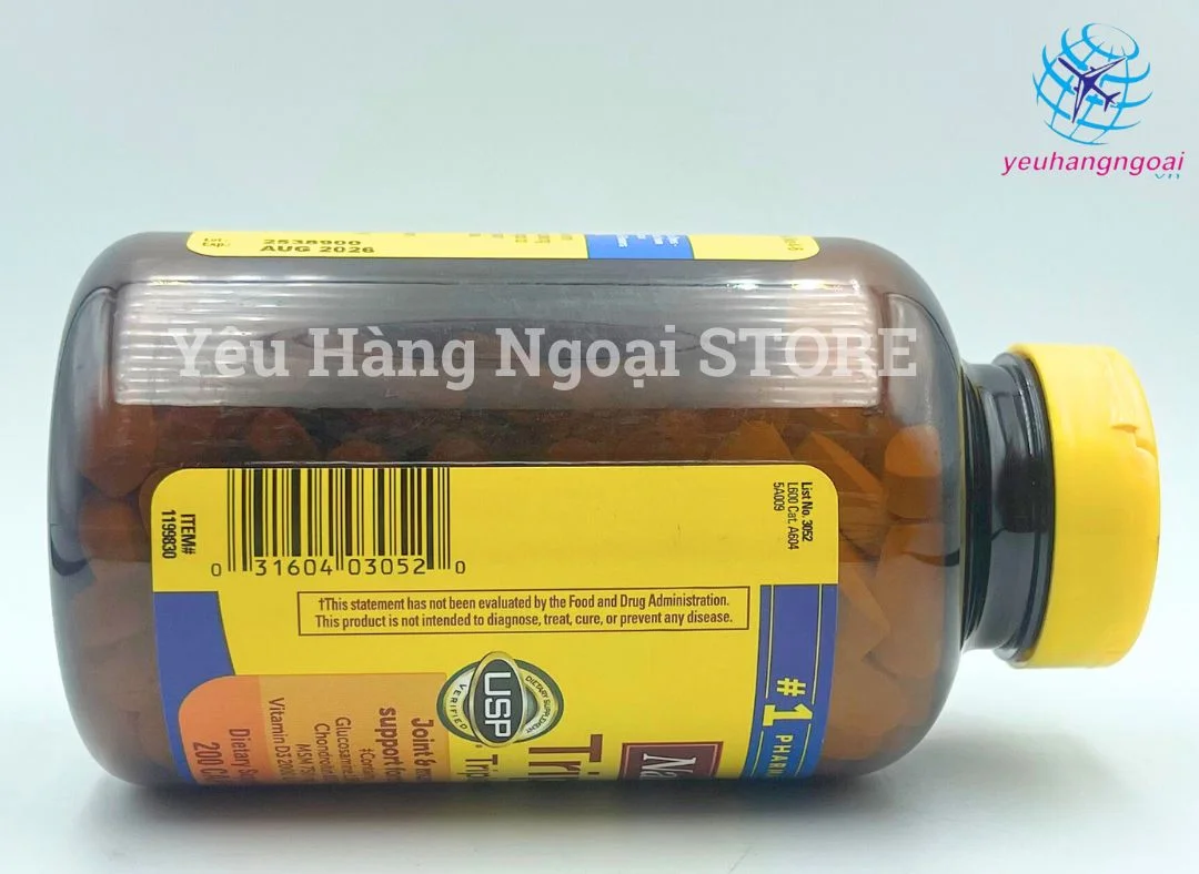 Viên Uống Hỗ Trợ Giảm Đau, Bồi Bổ Xương Khớp Triple Flex Mã Vạch