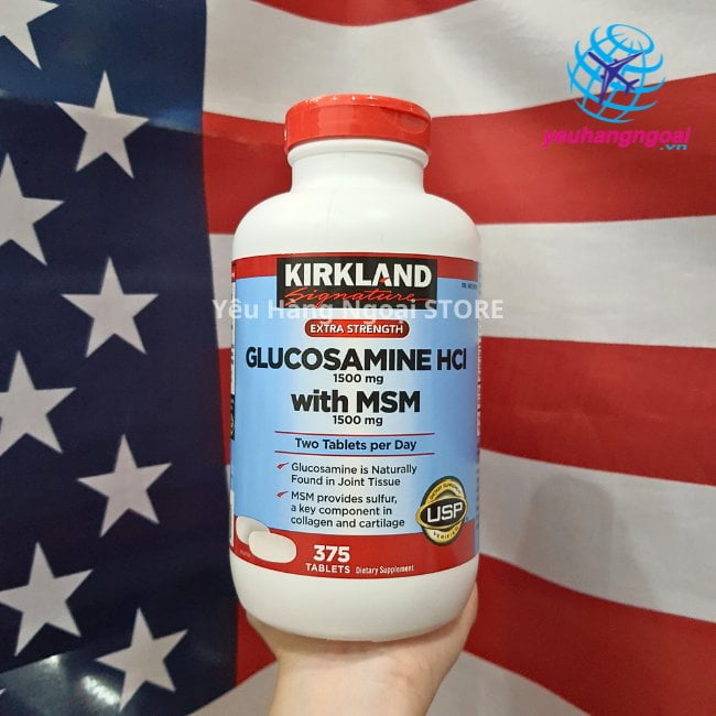 Glucosamine 1500mg With Msm 1500mg 375 Tablets