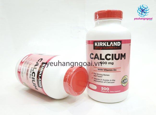 Hình Thật Mặt Trước Calcium 600Mg+ D3