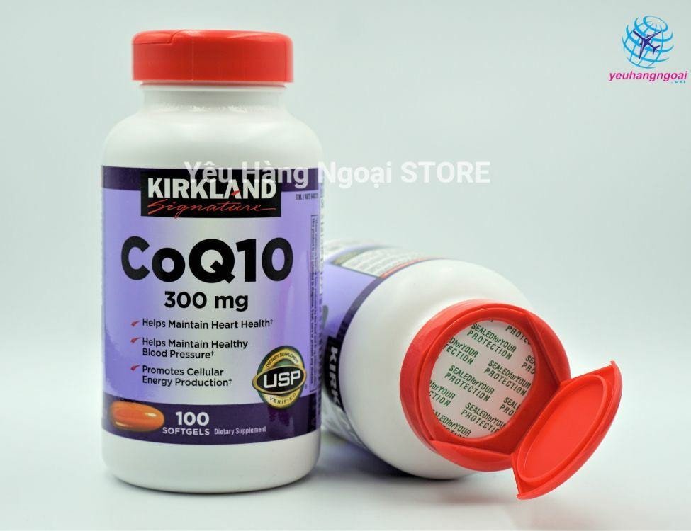 Viên Uống Hỗ Trợ Tim Mạch CoQ10 300mg 100 Viên Kirkland Của Mỹ. 4 Vien-uong-CoQ10-300mg-Kirkland-Cua-My-