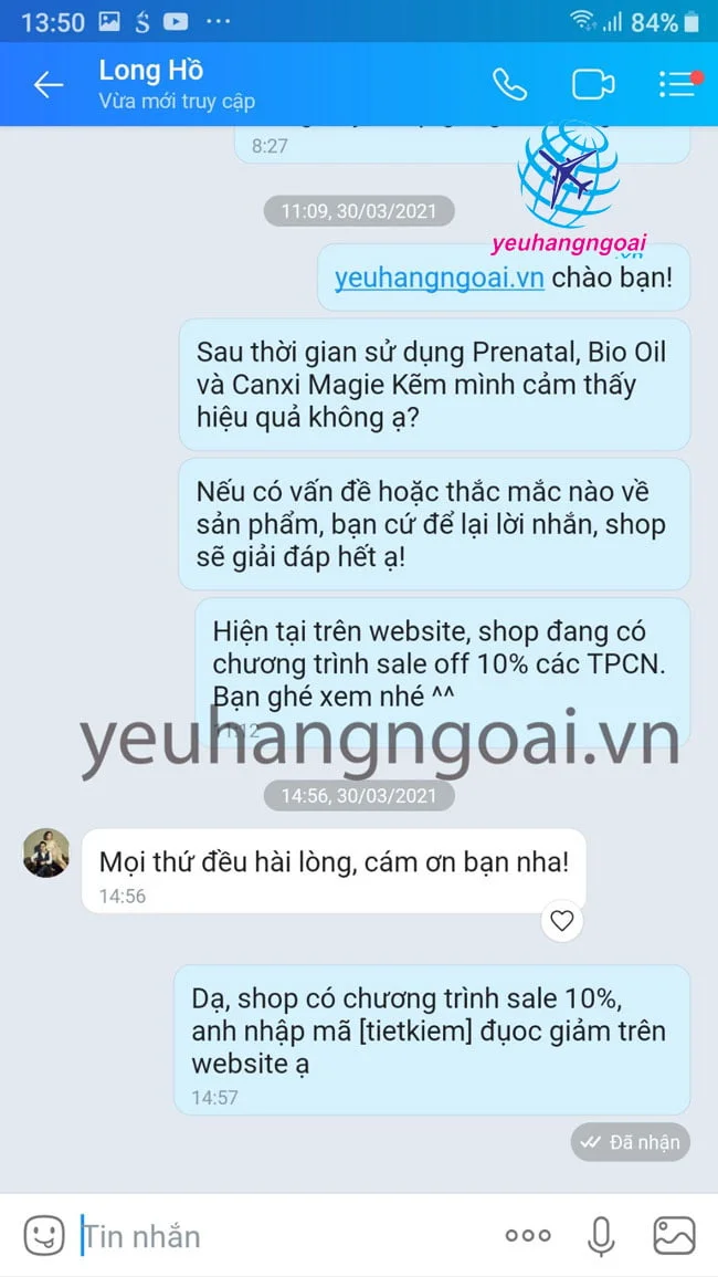 Khach phan hoi tinh dau Bio-Oil