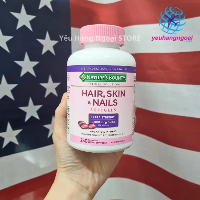 Hair Skin & Nails Nature's Bounty 250 Liquid Softgels