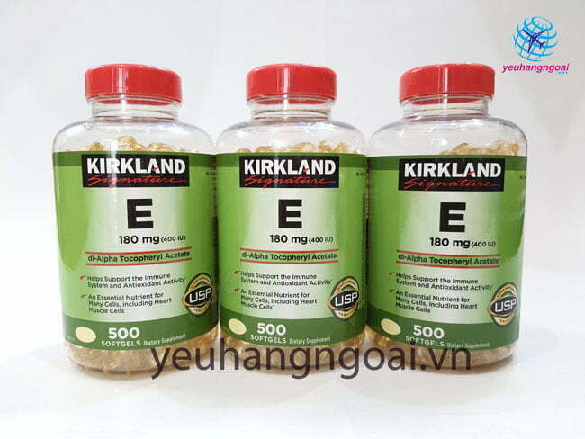 Hình Thật Mặt Trước Vitamin E 400 I.u
