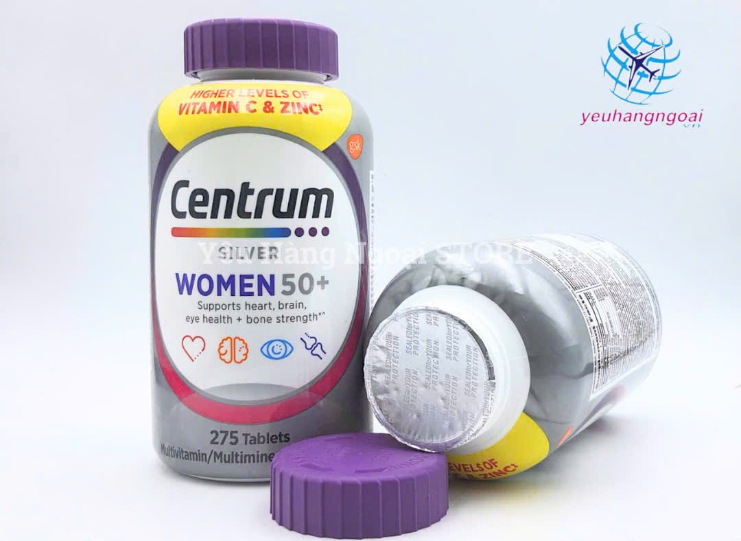 Vitamin Tổng Hợp Cho Nữ Trên 50 Tuổi Centrum Silver Women's 50+ 275 Viên Của Mỹ. 2 Z6607484863582 Fe859264fe3d38fc51e5edccf525d8ee