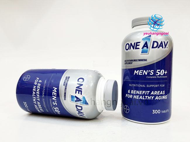 Hình Thật Mặt Trước Viên Uống Vitamine Tổng Hợp One A Day Men 50+