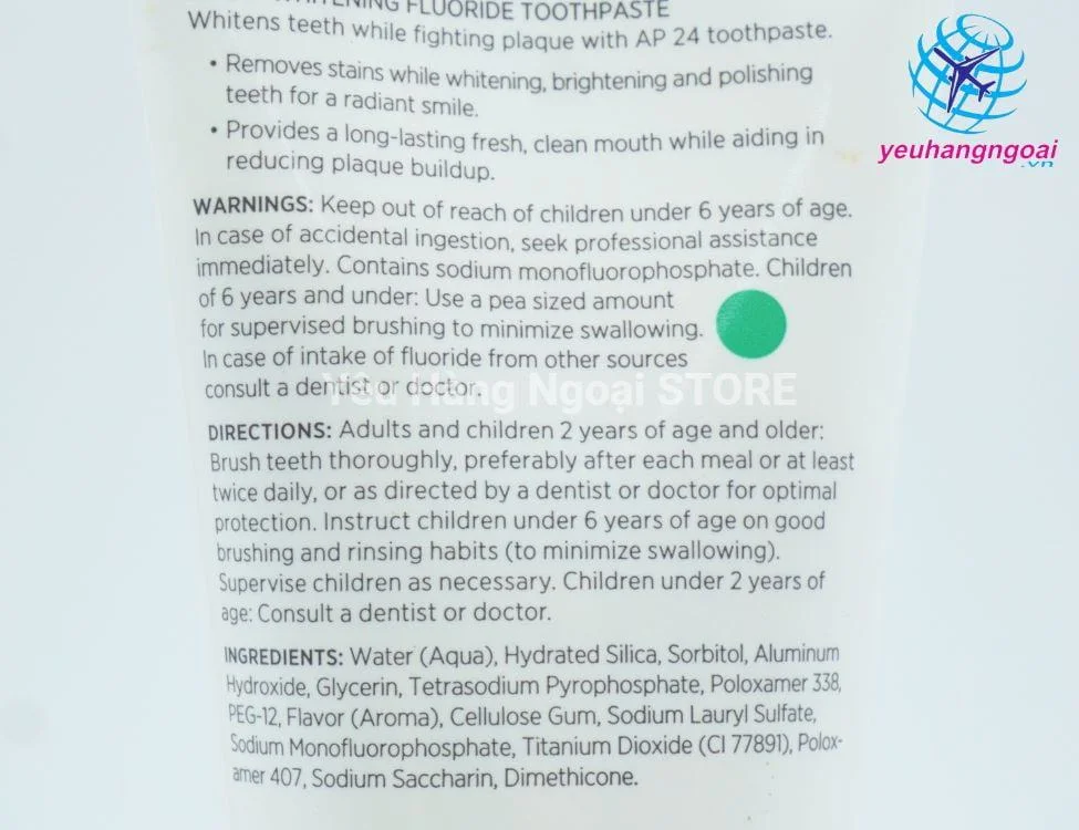 Kem Danh Rang AP24 110G Cua My 4