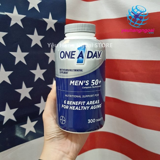 One A Day Men'S 50+ 300 Tablets