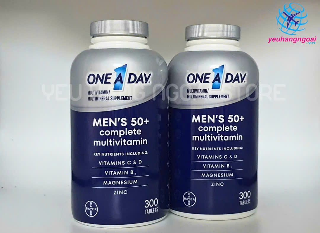 Vitamin Tổng Hợp Dành Cho Nam Trên 50 Tuổi One A Day Men 50+ 300 Viên Của Mỹ (mẫu mới). 1 Z7221819549239 Cb927ab4c37a320979403c25629980f5
