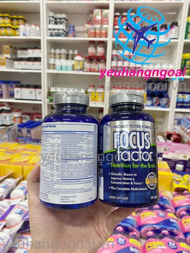 Viên Uống Bổ Não Focus Factor Nutrition For The Brain 180 Viên Của Mỹ ( Mẫu Mới Nhất ). 9 Z2828965214526 Dc35e0f914b8d18ccbb7b8f82d33497f