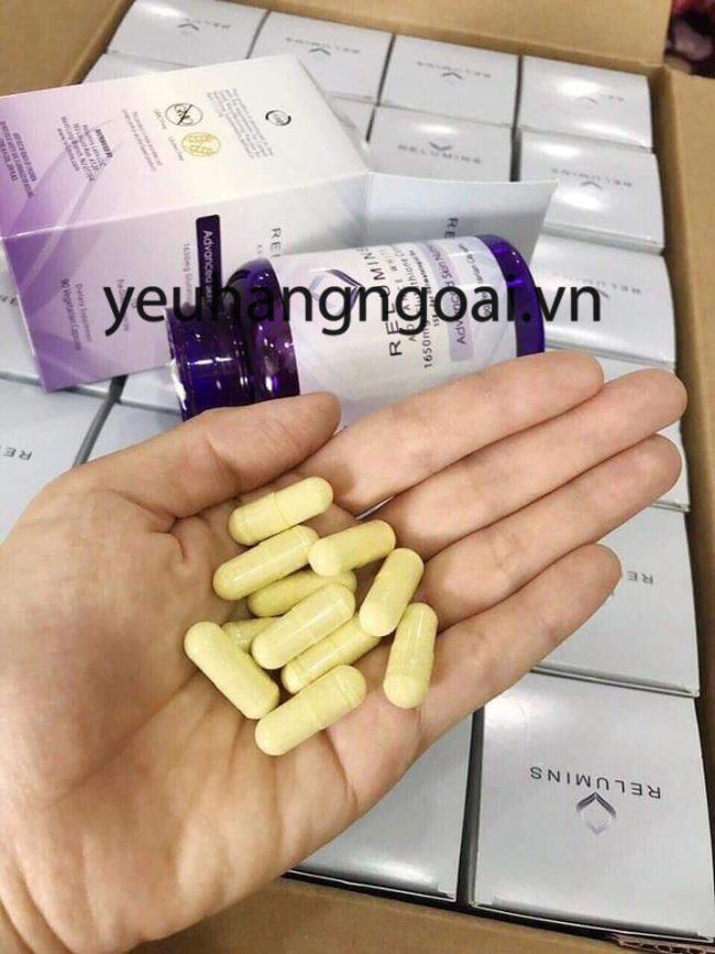 4 cách phân biệt thật giả Relumins Glutathione 90 viên 7 phân biệt relumins thật giả
