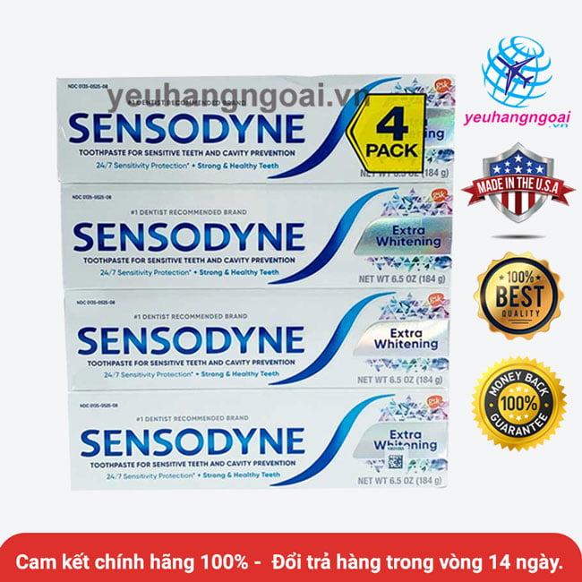 Kem Đánh Răng Sensodyne Extra Whitening