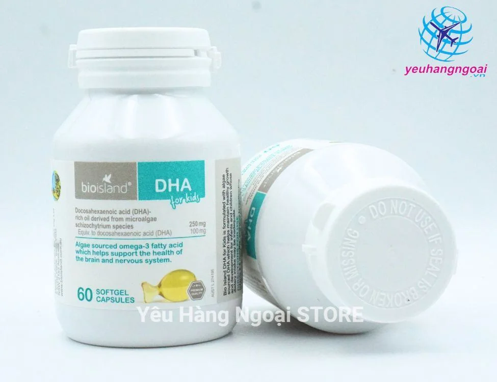 Viên Uống Bổ Sung Dha Cho Bé Từ 7 Tháng Bioisland Dha For Kids 120 Viên Của Úc (3)