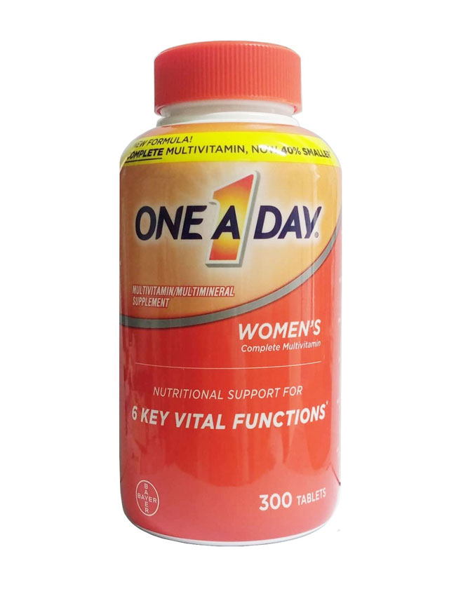 Multivitamine One A Day Women’s Health Formula 300 Viên (Mỹ) Dành Cho Nữ Giới Dưới 50 Tuổi.