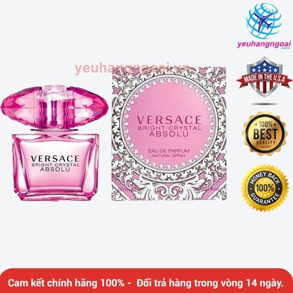 Nước Hoa Versace Bright Crystal Absolu 90Ml