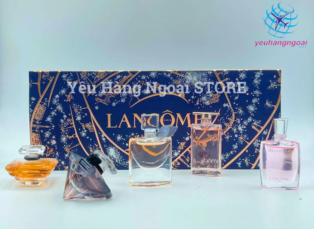 Bộ 5 Lọ Nước Hoa Mini Lancome Của Pháp Eau De Parfum ( Mẫu Mới Nhất 2024 ). 3 Set Nước Hoa Mini (2)