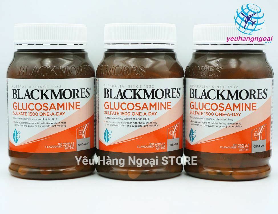 Vien Uong Bo Xuong Khop Glucosamine Sulfate 1500 One A Day 180 Vien Cua Blackmores Uc