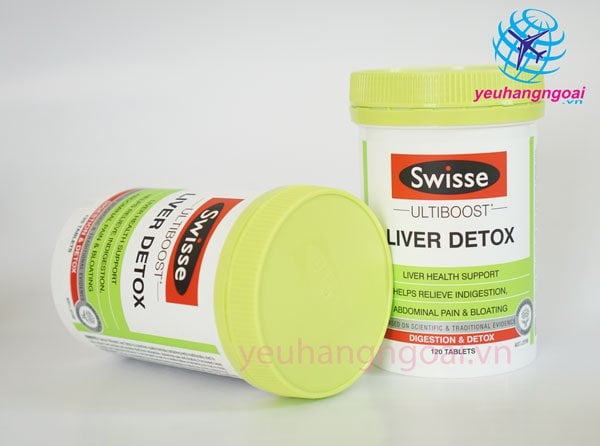 Hình Thật Swisse Liver Detox Tại Shop