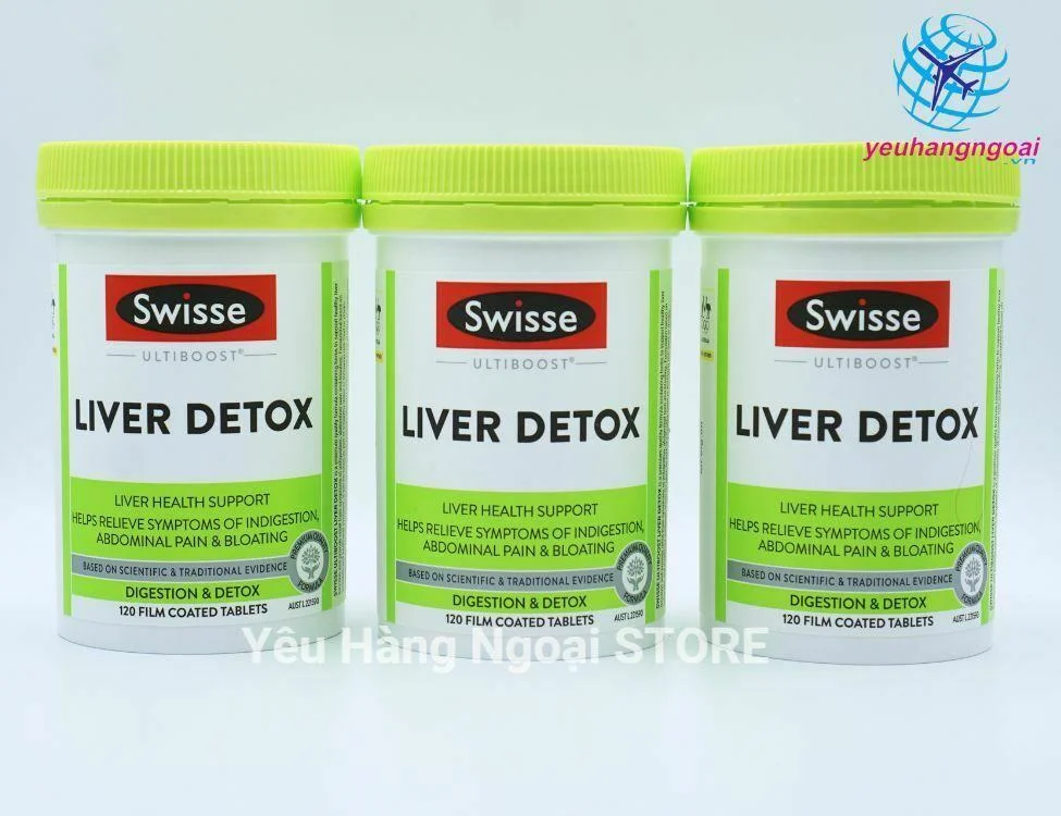 Viên Uống Giải độc Gan Liver Detox 120 Viên Của Swisse Úc 