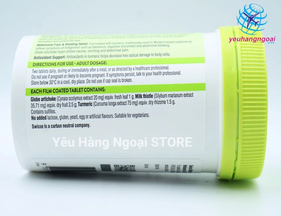 Viên Uống Giải độc Gan Liver Detox 120 Viên Của Swisse Úc 