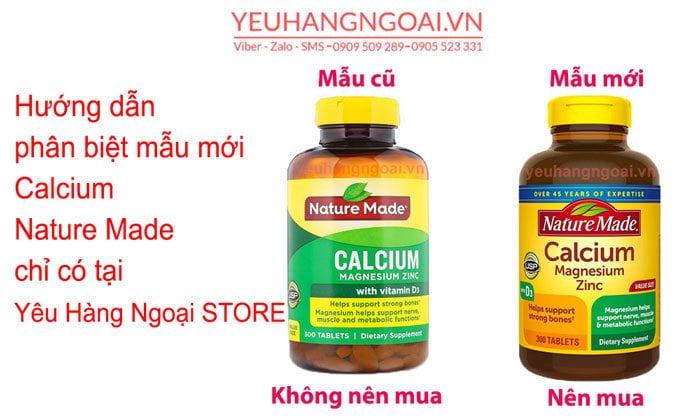 Calcium Magnesium Zinc With Vitamin D 300 Vien Cua My Calcium Magnesium Zinc With Vitamin D 300 Vien Cua My