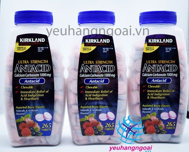 Kirkland Ultra Strength Antacid Tablets 265