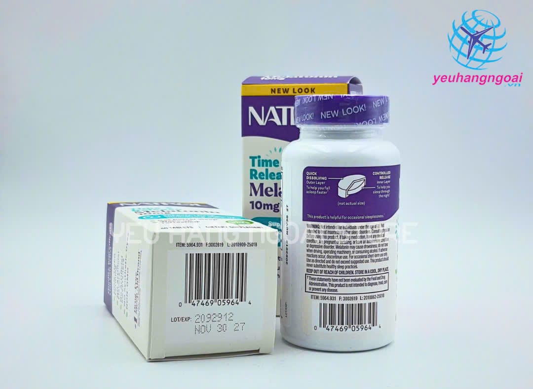 Viên Uống Giúp Ngủ Ngon Melatonin Advanced Sleep 10mg Natrol 60 Viên Của Mỹ Z6889545698713 2404c0abef2f48ede731d0d56b5d871d