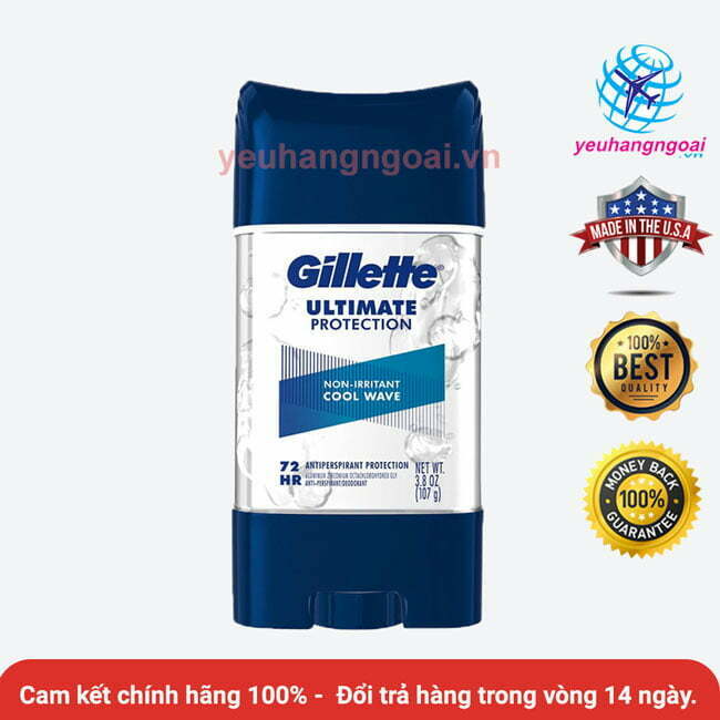 Lăn Khử Mùi Dành Cho Nam Gillette Clear Gel