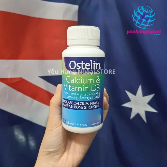 Calcium & Vitamin D3 Ostelin 130 Tablets