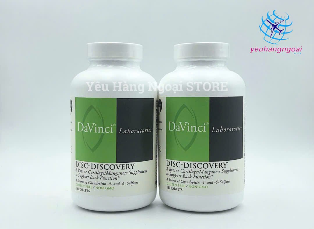 Viên Uống Hỗ Trợ Điều Trị Thoát Vị Đĩa Đệm DaVinci Laboratories Disc-Discovery 180 Viên Của Mỹ. 2 Z6759153406137 D906836d998b3adbe03a74ba28fe32e8