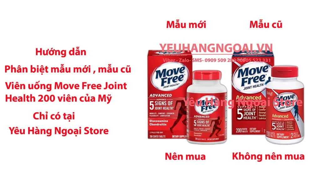 Viên Uống Move Free Total Joint Health 200 Viên Của Mỹ. 6 Mau-moi-mau-cu-cua-Move-Free-Joint-Health-200-vien-