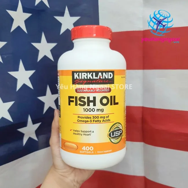Fish Oil 1000mg 400 Viên