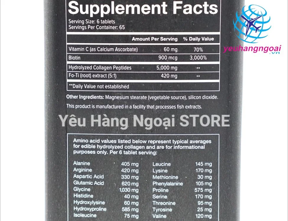 Thanh Phan Collagen Youtheory Men 390 Tablets