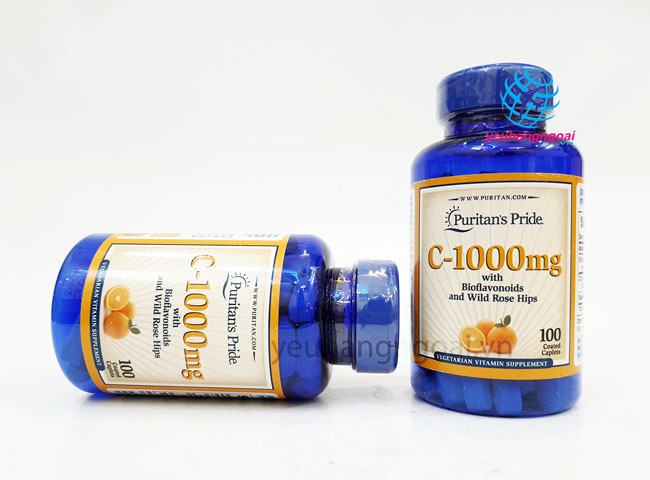 Hình Thật Mặt Trước Viên Uống Vitamin C – 1000Mg With Bioflavonoids &Amp; Wild Rose Hips