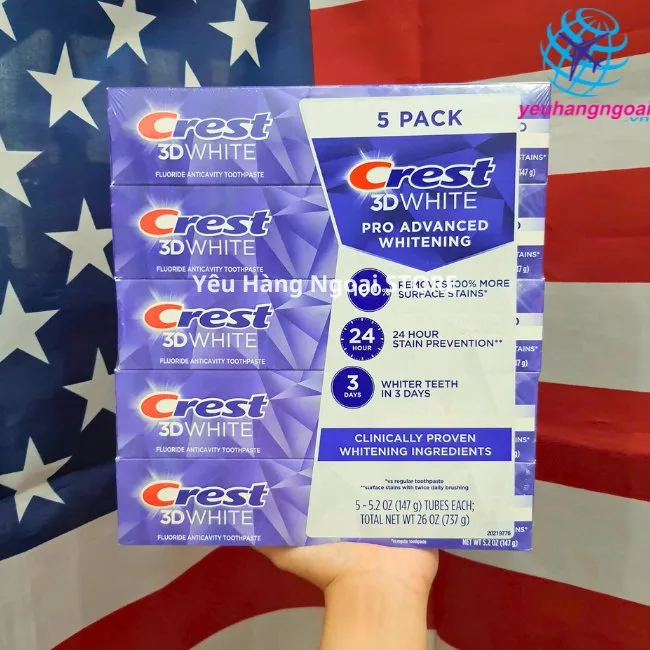 Kem đánh Răng Crest 3d Prro