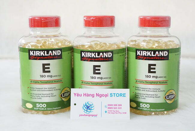 Vitamin E Thien Nhien 400 I.u Kirkland Signature 500 Vien Cua My Mau Moi Nhat 2018 Vitamin E Thien Nhien 400 I.u Kirkland Signature 500 Vien Cua My Mau Moi Nhat 2018