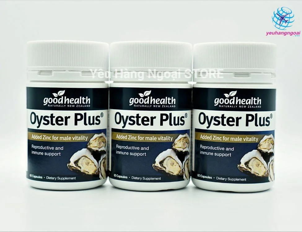 Viên Uống Tinh Chất Hàu Biển Oyster Plus 60 Viên Của New Zealand. 2 tinh chat hau Uc Oyster Plus Zinc Goodhealth