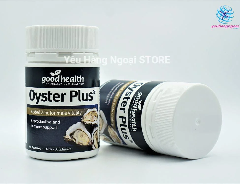 Viên Uống Tinh Chất Hàu Biển Oyster Plus 60 Viên Của New Zealand. 4 Oyster Plus Zinc Goodhealth