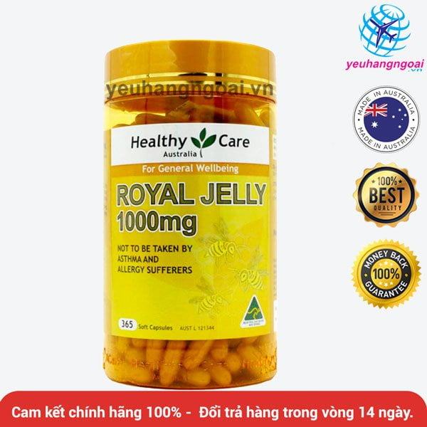 Royal Jelly 1000mg 365 viên của Healthy Care