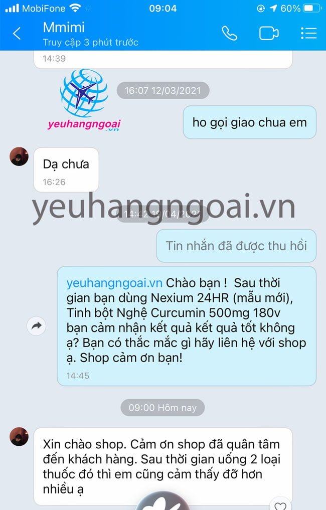 Nexium, Tinh Bột Nghệ Curcumin 500Mg 180 Viên