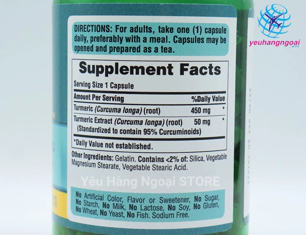 vien uong tinh chat nghe turmeric curcumin 500mg 180 vien cua puritans pride my 4