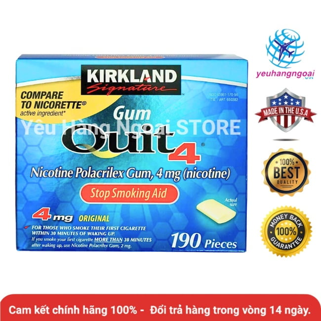 Kirkland Gum Quit 4 Original