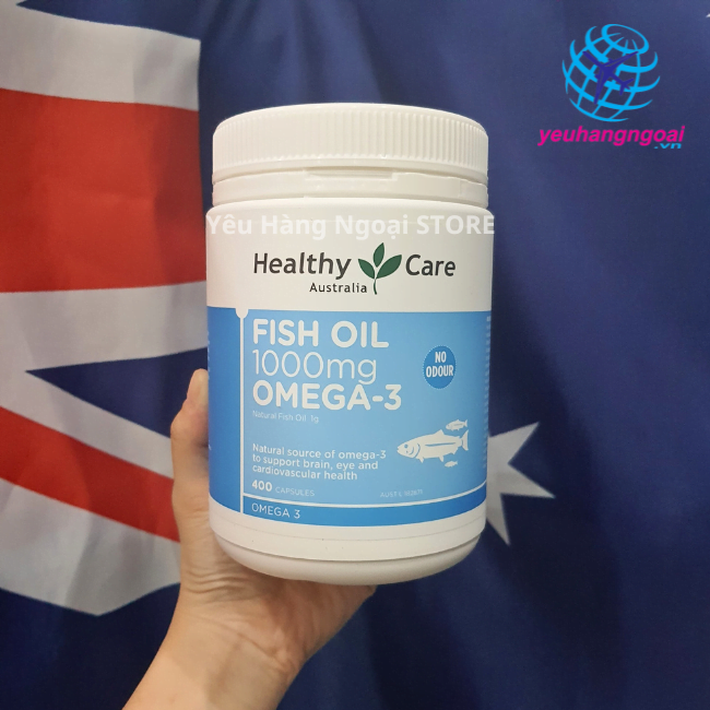 Fish Oil 1000mg Omega-3 Healthy Care