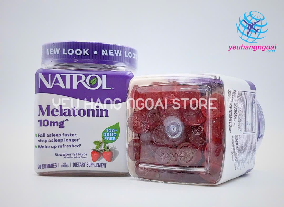 Kẹo Nhai Gummies Melatonin 10mg 90 Viên (mẫu mới 2025)-Giúp Ngủ Ngon Của Natrol Mỹ. 2 Z6790535246952 1f4fd6f97800c1a68320703cf28cf9eb