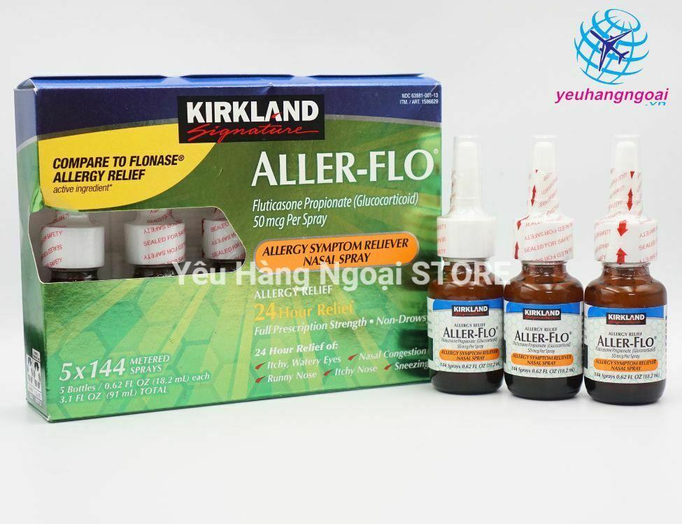 Xịt Trị Viêm Xoang Aller Flo 18.2ML Của Mỹ Kirkland Aller-Flo