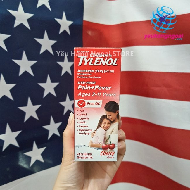 Children's Tylenol Dye-free Pain+fever Ages 2-11 Years 120ml