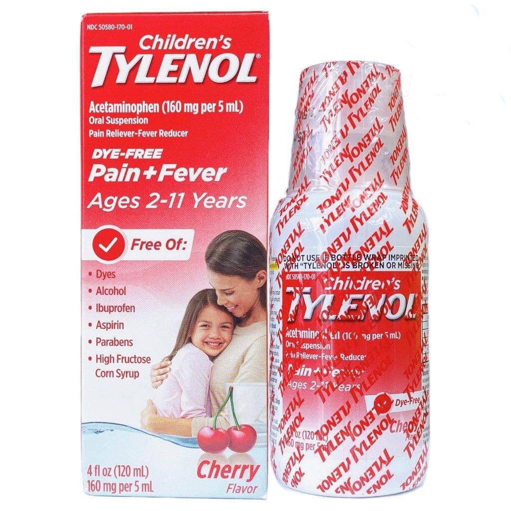 Siro Tylenol Childrens' Cherry 120ml Cho Bé Từ 2 11 Tuổi