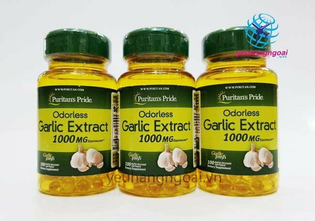 Odorless Garlic Extract 1.000Mg 100 Viên