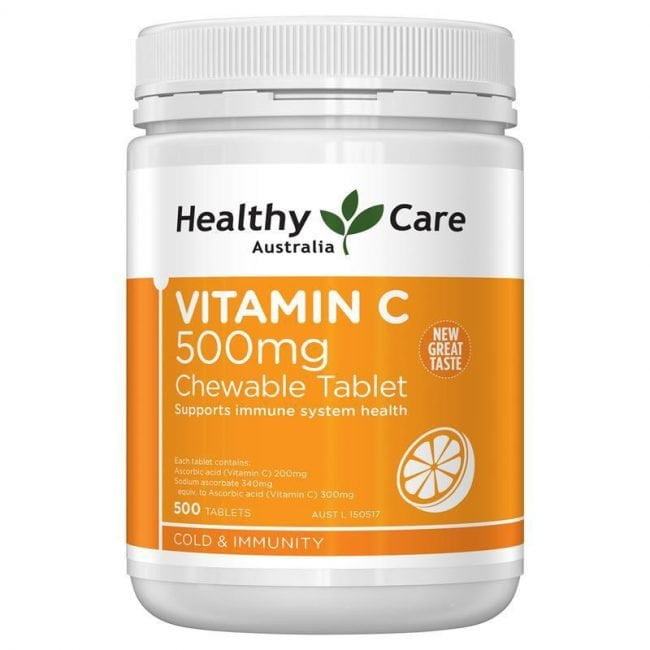 Vitamin C 500mg 500 Viên Healthy Care Của Úc