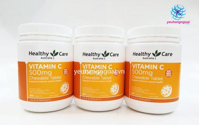Vitamin C 500mg Healthy Care 500 Vien Vitamin C 500mg Healthy Care 500 Vien